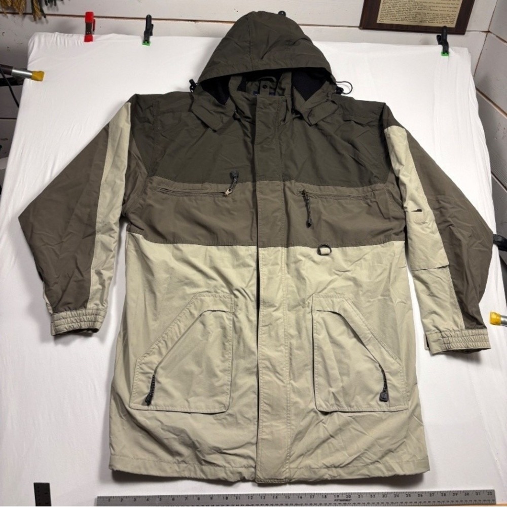 Harbor Bay HB Sport Men's XLT Tall Hooded Parka Two Tone Colorblock Jacket